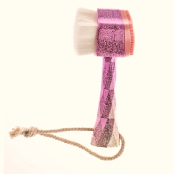 TI Style Pink Sparkle Star Shaped Face Exfoliating Facial Cleansing Brush New - Picture 4 of 5